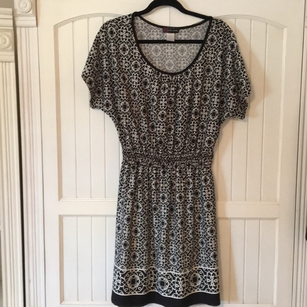 Black and white dress